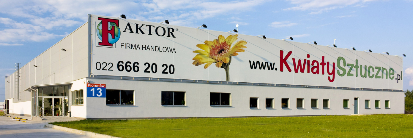 Firma Handlowa Faktor - Hurtownia Kwiatów i Roślin Sztucznych