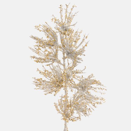 Pine twig with glitter