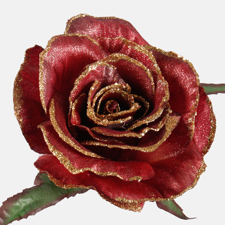 Rose with glitter