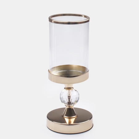 Gold glamour small candleholder