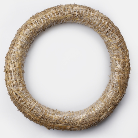 Straw wreath form 50 cm