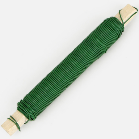 Green wound wire 0.8 mm - 100 g