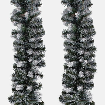 Winter snow-covered garland 260 cm