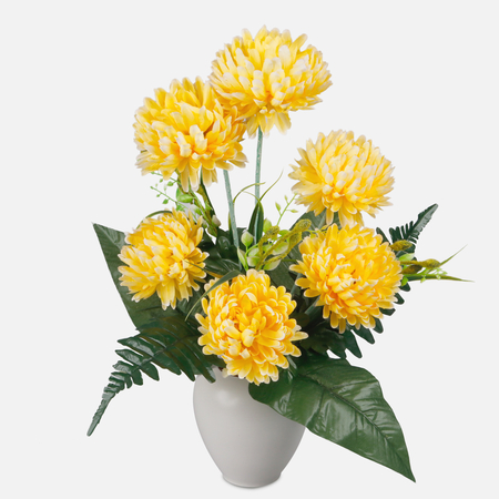 Chrysanthemum/Fern x 9