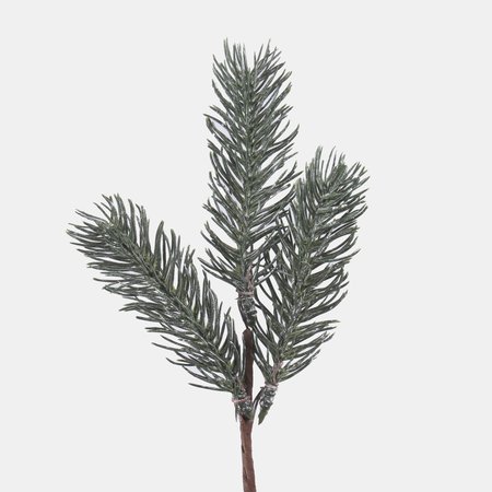 Spruce twig frosted 23 cm