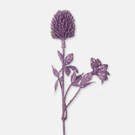 Thistle with glitter