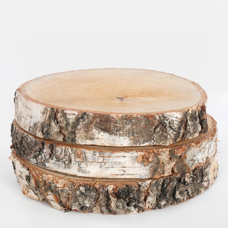 Wood slices with a diameter of approx. 15-17 cm